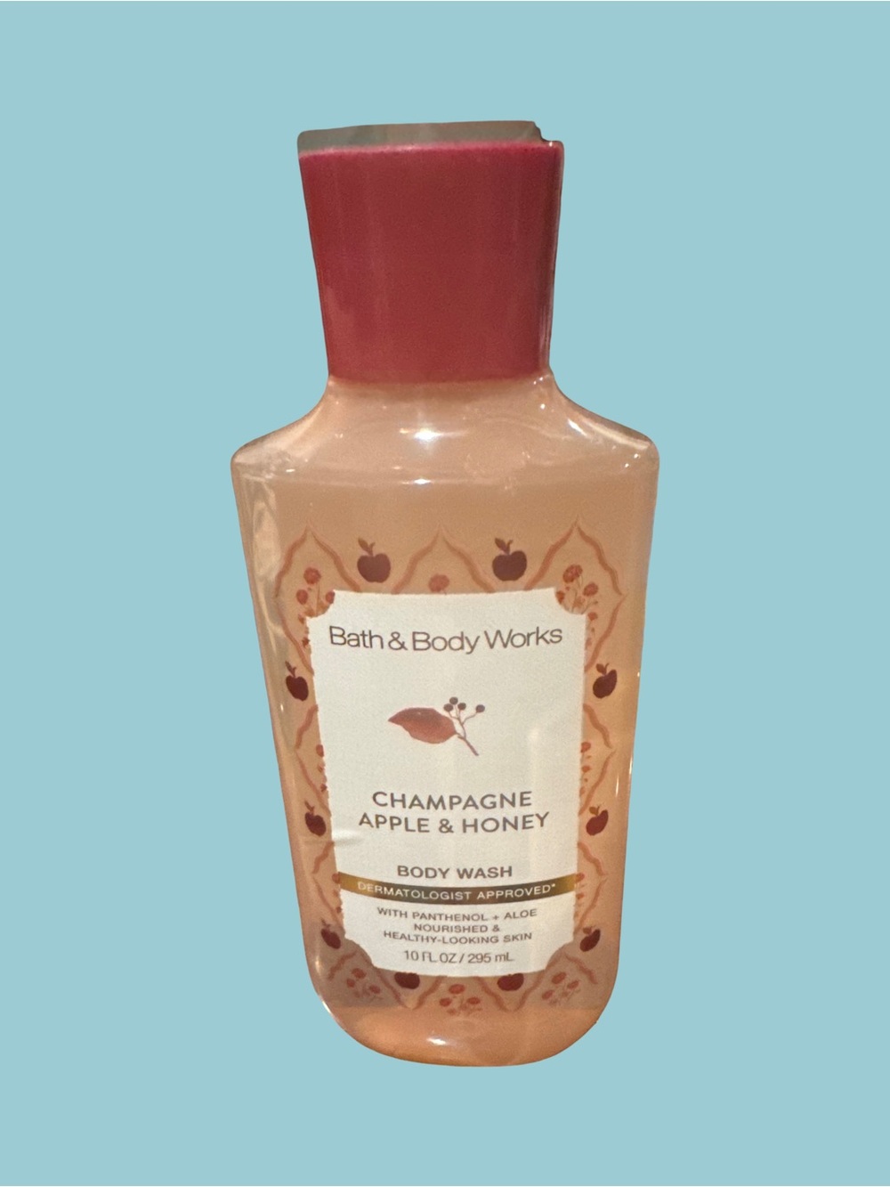 Bath & Body Works Champagne Apple & Honey Body Wash - Pink Cap, Amber Gel